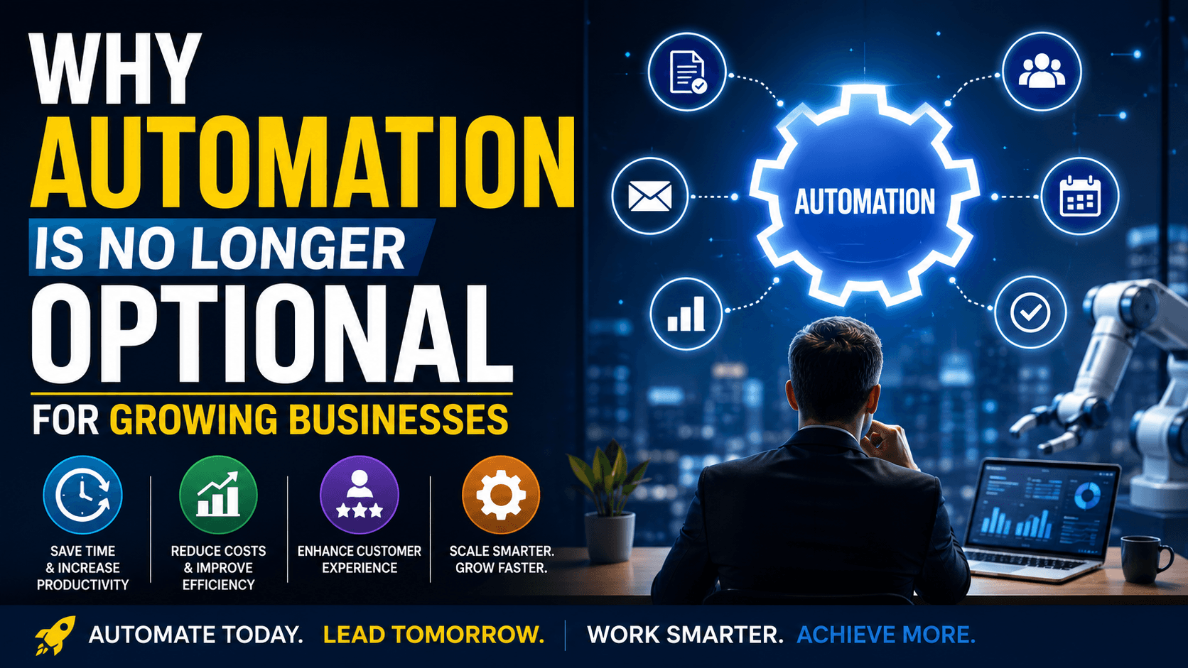 Why Automation Is No Longer Optional for Growing Businesses — AI engineering insights from Buztronic